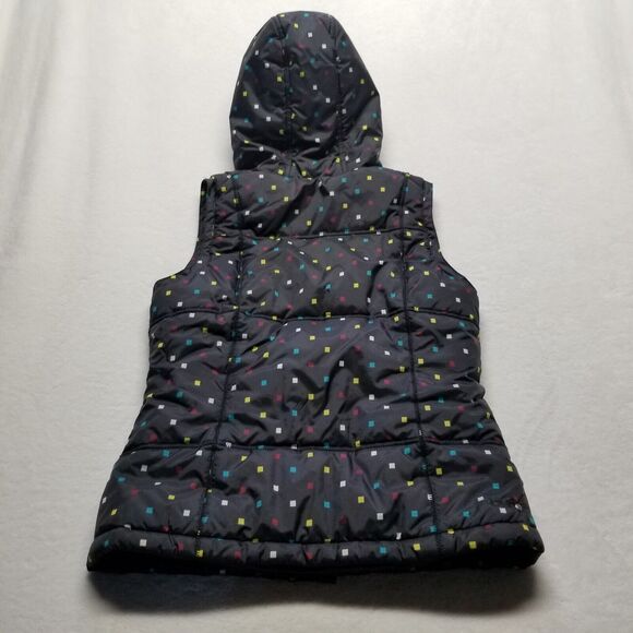 Burton Womens Small Puffer Best DryRide Hooded Black Printed Insulated Snow Ski - Picture 8 of 9